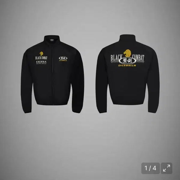 [BUNJANG] Black Combat Windbreaker Size 1 / 블랙컴뱃 압도 바람막이 1사이즈