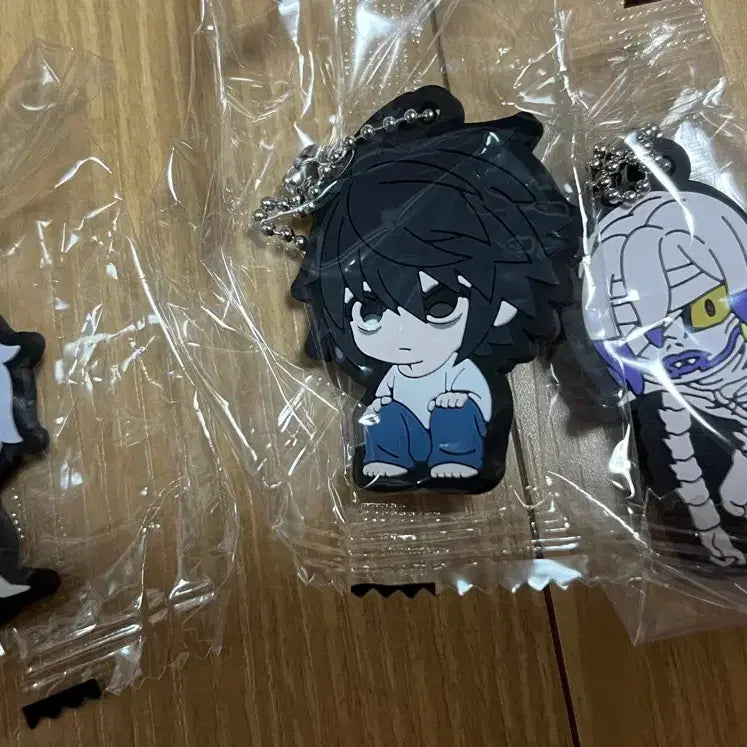 [BUNJANG] Death Note Rubber Strap Bundle Set - L, Near, Rem / 일괄) 데스노트 러버스트랩 엘 니아 렘