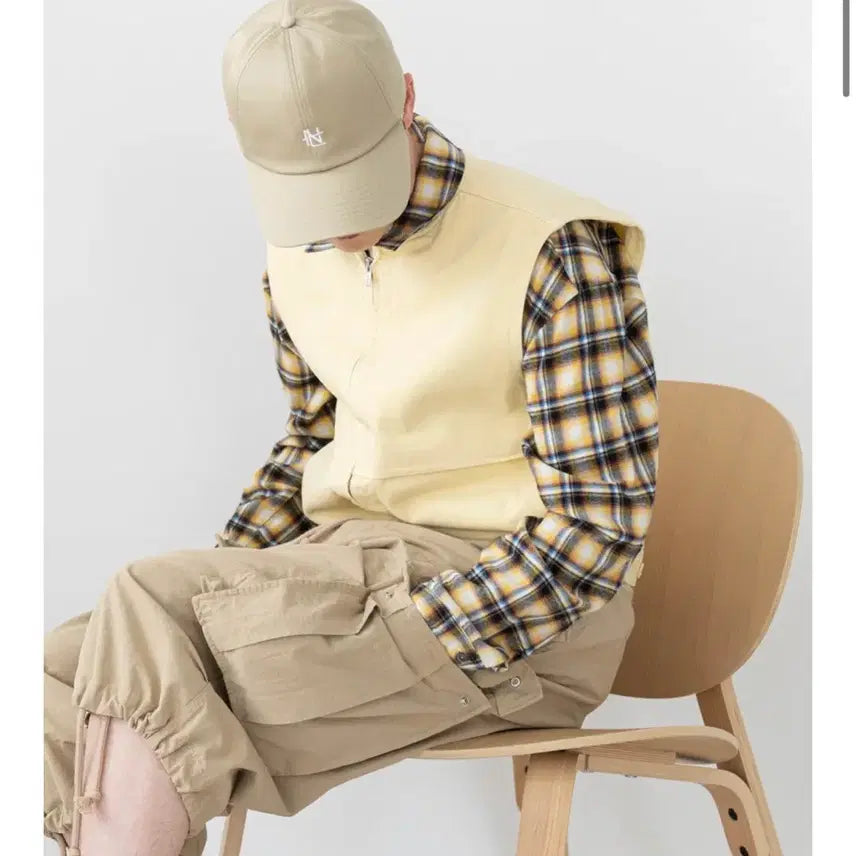 [BUNJANG] Numare ee Garments Yellow Vest / 누마레 ee garments vest yellow