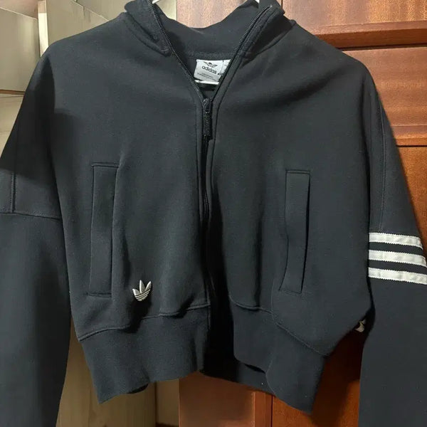 [BUNJANG] Adidas 3-Stripes Track Jacket Black Women's / 아디다스 삼선 집업 자켓 블랙 여성용