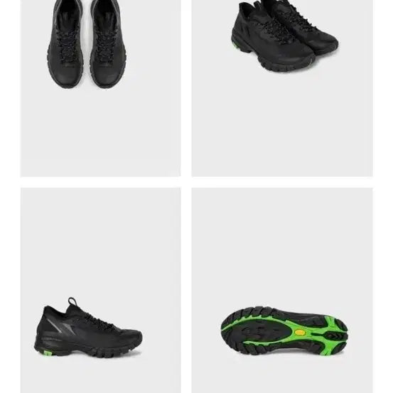 [BUNJANG] LOW CLASSIC Sneakers Black Green Point / 로우클래식 운동화 새제품