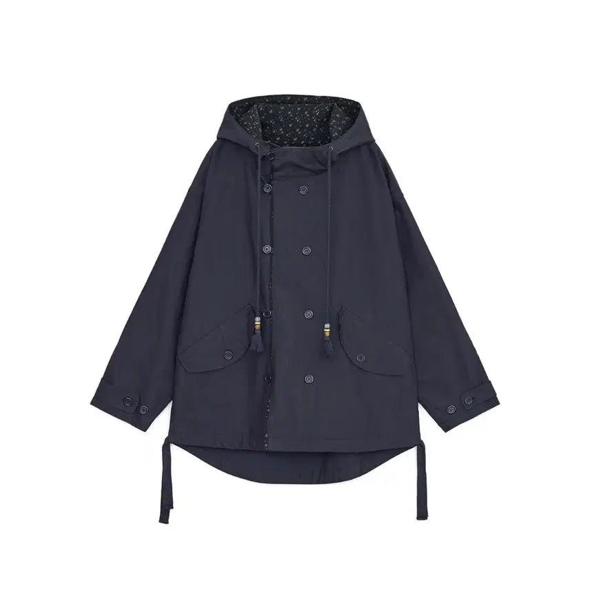 [BUNJANG] Hug Your Skin Washed Field Jacket (Navy) / 허그유어스킨 야상 워시드 필드 자켓 Washed field jacket (Navy)