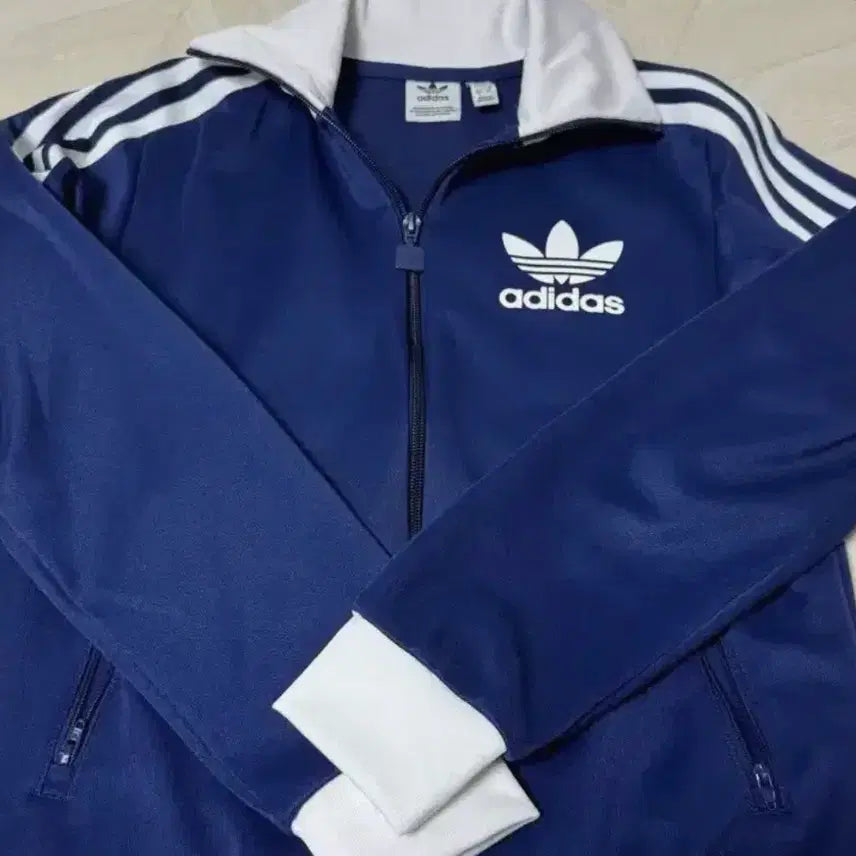 [BUNJANG] Adidas Track Top Jersey Navy / 아디다스 트랙탑 져지 네이비