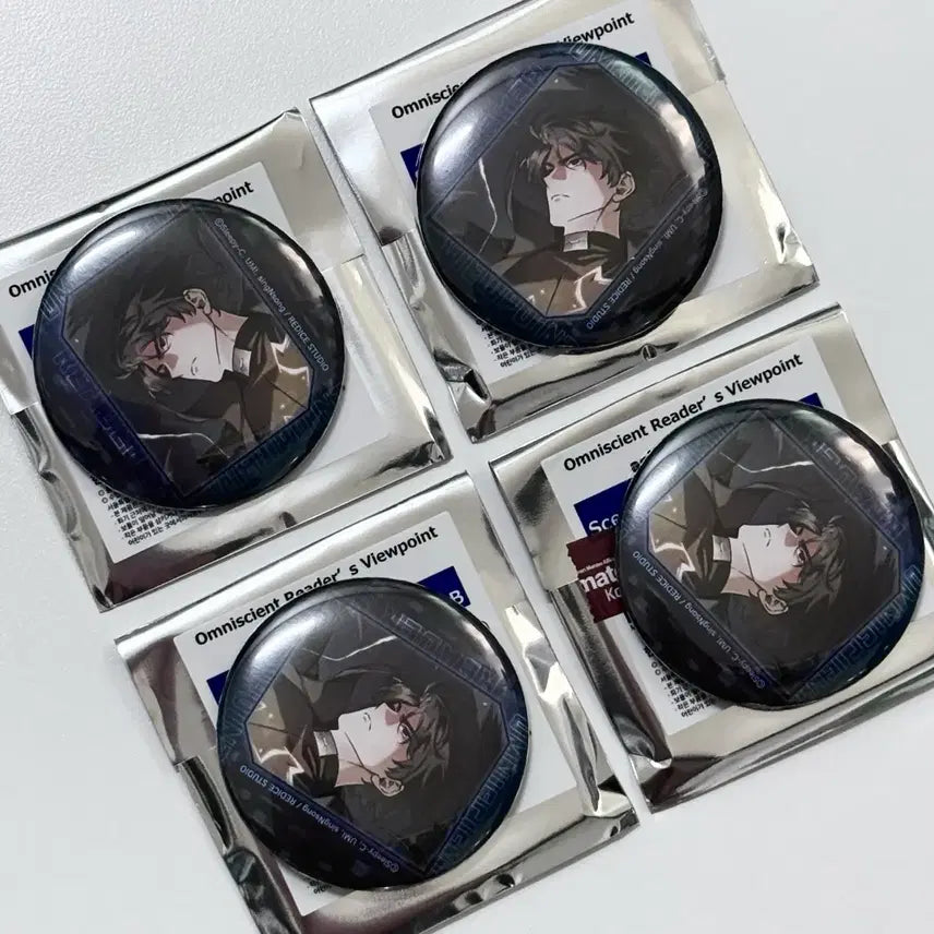 [BUNJANG] Omniscient Reader's Viewpoint Yoo Joonghyuk Can Badge Bundle Set / 일괄) 전독시 애니메이트 유중혁 캔뱃지 홍대 팝업 콜라보 카페 전지적독자시점