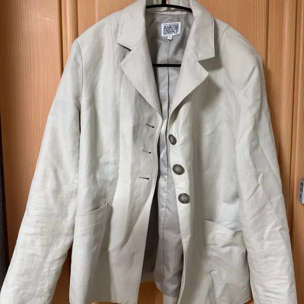 [BUNJANG] Marithe Francois Girbaud Beige Ivory Jacket / 마리떼 프랑소와 저버 베이지 아이보리 자켓