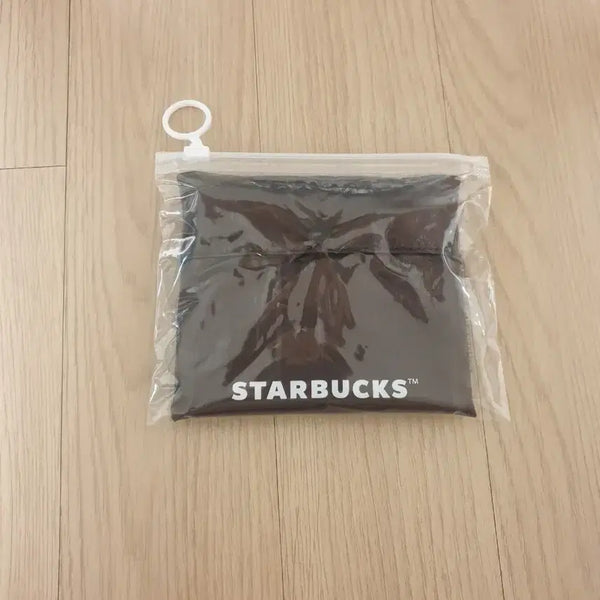 [BUNJANG] Starbucks Chrome Foldable Bag Brown Bag Charm / 스타벅스 크롬 폴더블 백 브라운 (스타벅스 백 키링)