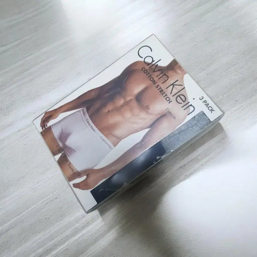 [BUNJANG] Calvin Klein Cotton Stretch 3-Pack Low Rise Trunks / 캘빈클라인 코튼 스트레치 3팩 로우 라이즈 트렁크