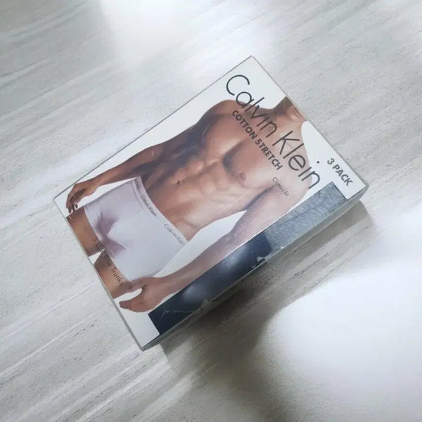[BUNJANG] Calvin Klein Cotton Stretch 3-Pack Low Rise Trunks / 캘빈클라인 코튼 스트레치 3팩 로우 라이즈 트렁크
