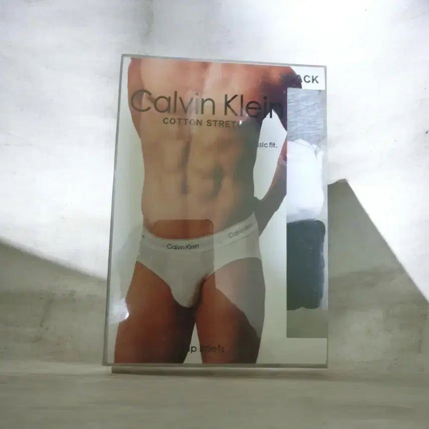 [BUNJANG] Calvin Klein Cotton Stretch Briefs 3-Pack / 캘빈클라인 코튼 스트레치 삼각팬티 3팩