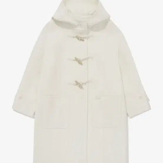 [BUNJANG] Covernat Women's Long Duffle Coat Ivory / 커버낫 우먼 롱 더플 코트 ivory