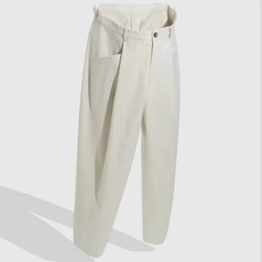[BUNJANG] YOUTH STRUCTURE Wide Pants Ivory S Size / 유스 스트럭처 와이드 팬츠 아이보리 S사이즈