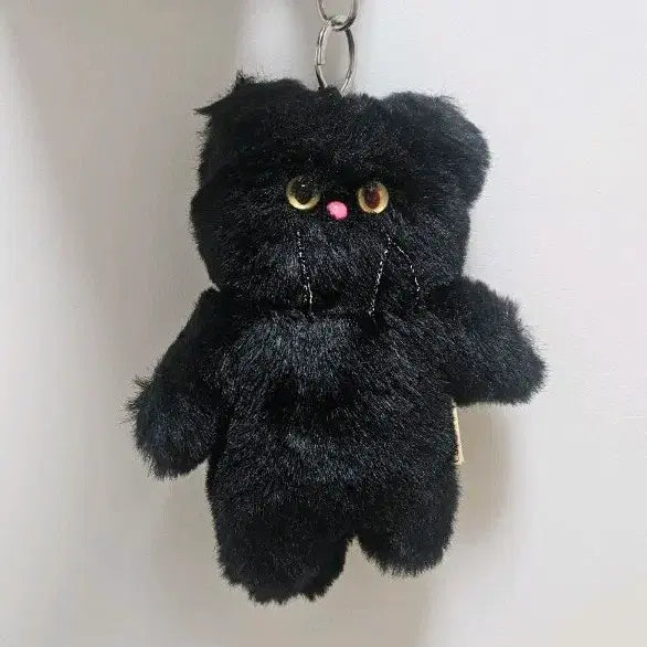 [BUNJANG] Kojimoji Custom Cat Keychain Black / 코지모지 커스텀 캣 블랙