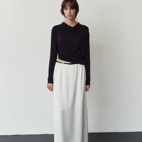 [BUNJANG] O.B.E.I.G.E. Long Skirt Ivory Small / <새상품> 오브베이지 롱 스커트 아이보리 스몰 판매합니다
