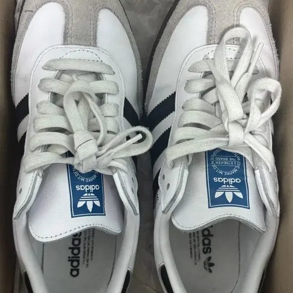 [BUNJANG] Adidas Samba Sneakers White / 아디다스 삼바 화이트