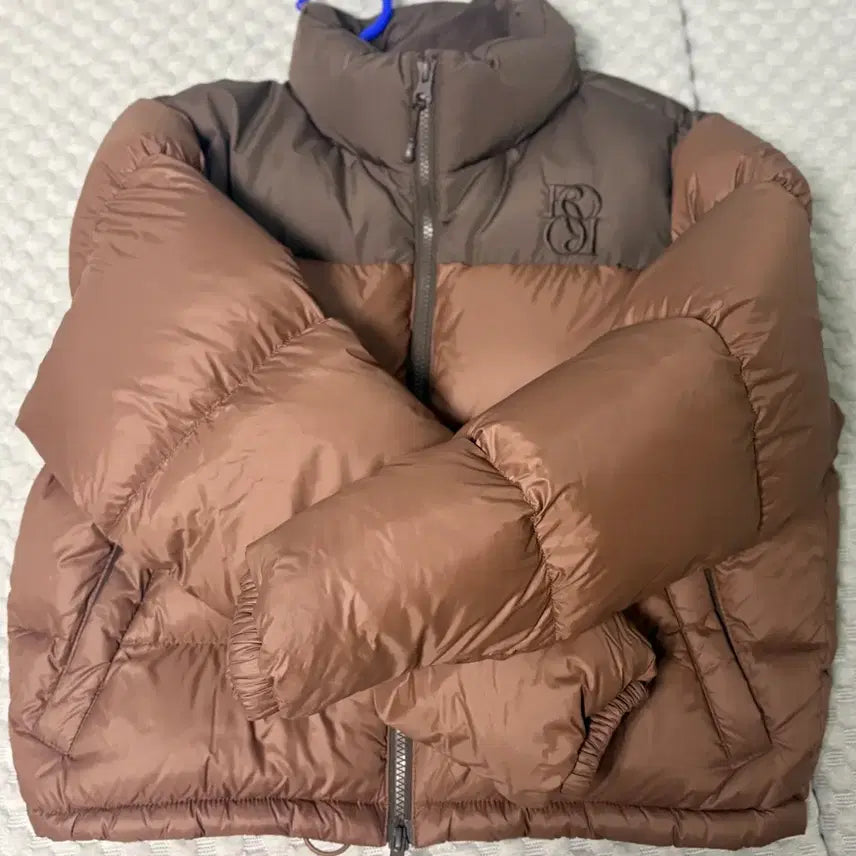 [BUNJANG] ROSSO ROSSO Brown Short Padded Jacket / 로씨로씨 브라운 숏패딩