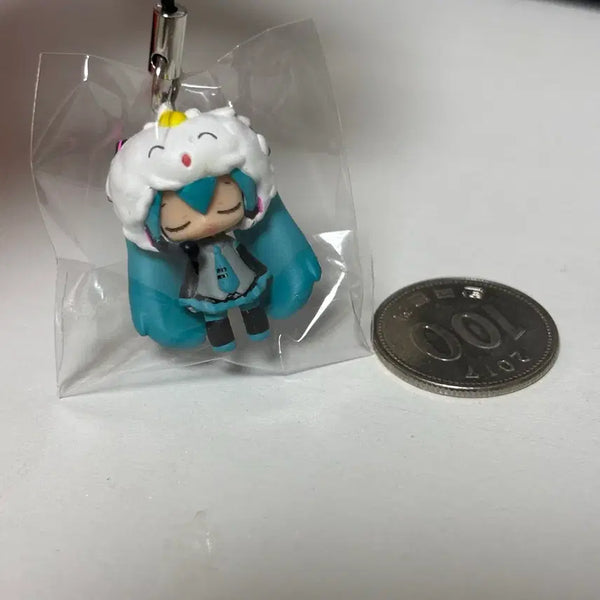 [BUNJANG] Classic Shumai-kun Miku Keychain Strap / 고전 슈마이군 미쿠 키링 스트랩