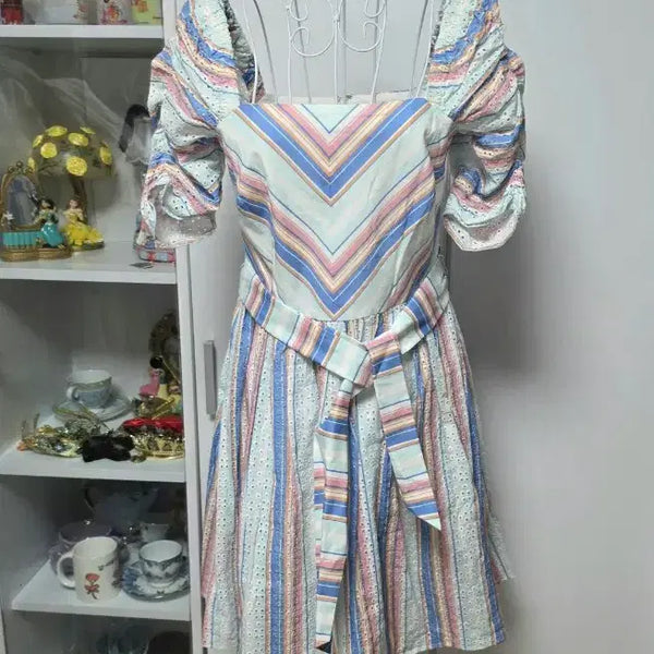 [BUNJANG] Macy's Sky Blue Dress XS / 미국브랜드 메이시스 스카이블루 원피스