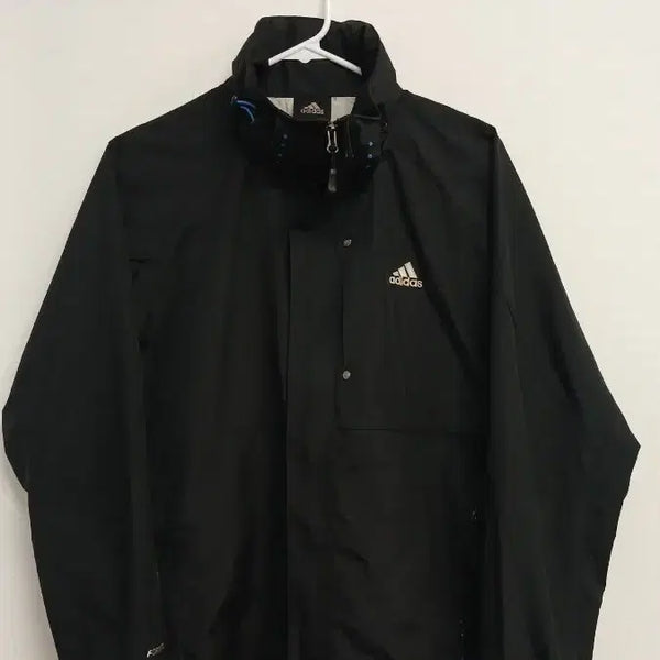 [BUNJANG] Adidas Black Windbreaker Jumper / 아디다스 블랙 바람막이 점퍼
