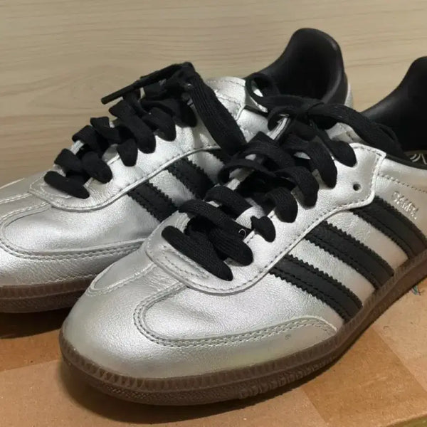 [BUNJANG] Adidas Samba Silver Black / 아디다스 삼바 실버 블랙