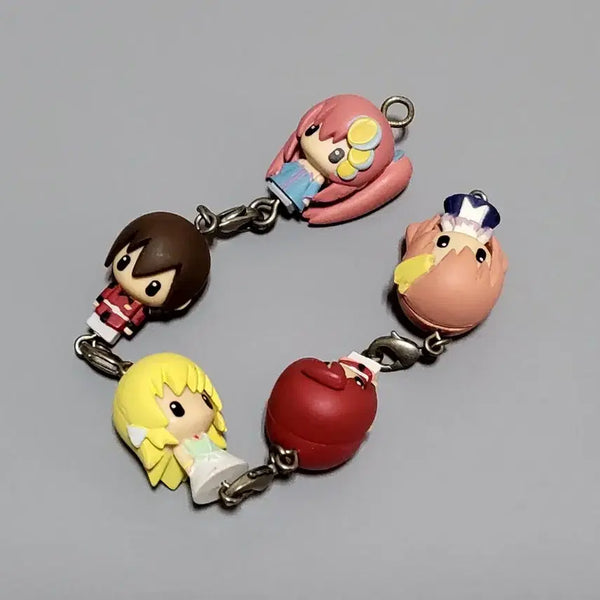 [BUNJANG] Mobile Suit Gundam SEED Destiny Figure Keychain Set (5 Types) / (하자) 건담 시드 데스티니 피규어 키링 키체인 5종 일괄