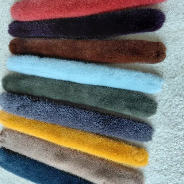 [BUNJANG] Natural Mink Choker Scarf / 천연 밍크 초커 자석 목도리