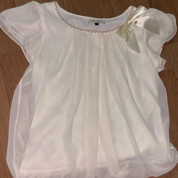 [BUNJANG] Vintage Ribbon Ribbon Top / 리본 로걀탑 일본 빈티지