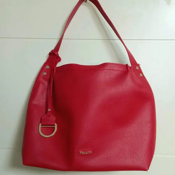 [BUNJANG] Pollini Red Leather Shoulder Bag / 이태리 POLLINI 폴리니 레드 숄더백이태리 POLLINI 폴리니 레드 숄더백