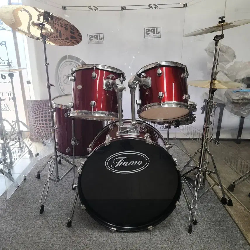 [BUNJANG] Used Drum Set with New Robenstwart Cymbals / 28만원 로벤스워트 심벌 포함 중고 드럼 세트