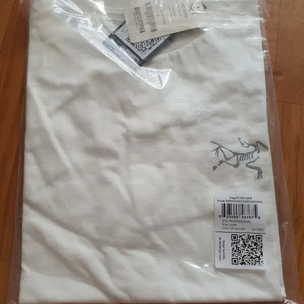 [BUNJANG] Arc'teryx Krag T-Shirt White L / 아크테릭스 크래그 반팔티 화이트 L
