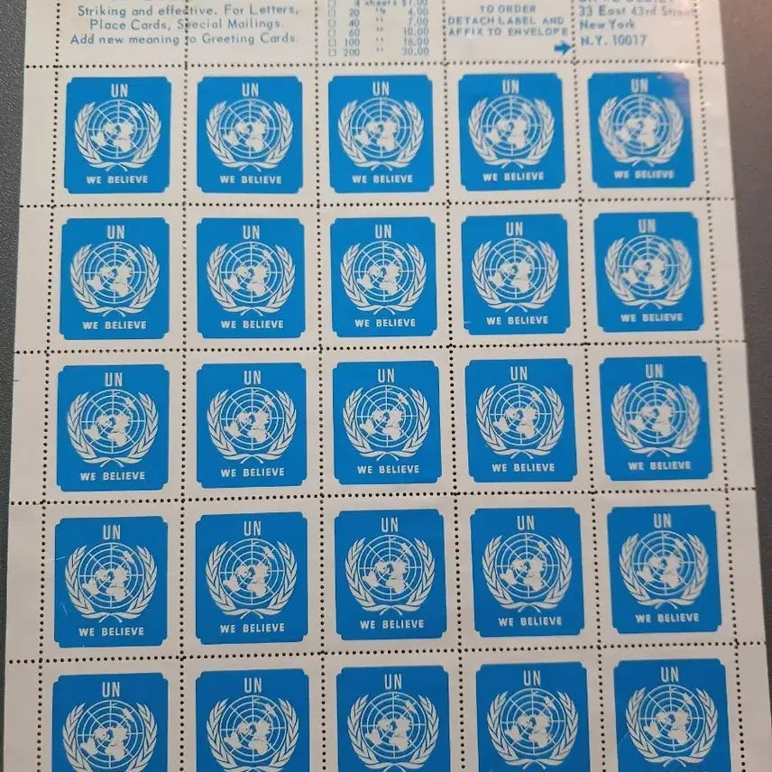 [BUNJANG] UN WE BELIEVE Seal Sticker / UN WE BELIEVE 씰 스티커