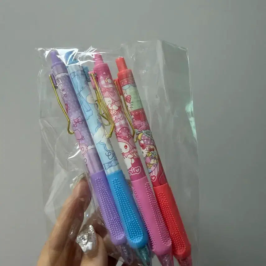 [BUNJANG] Character Pen Set (4 Pieces) / 캐릭터 펜