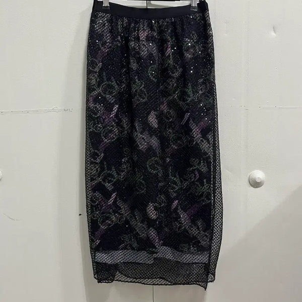 [BUNJANG] Ratbytee Patterned Long Skirt / 래트바이티 스커트 64