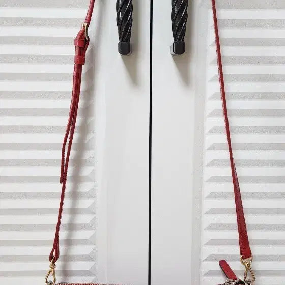 [BUNJANG] Rosa.K Shoulder Bag Red Pattern / 로사케이  숄더백  레드 패턴