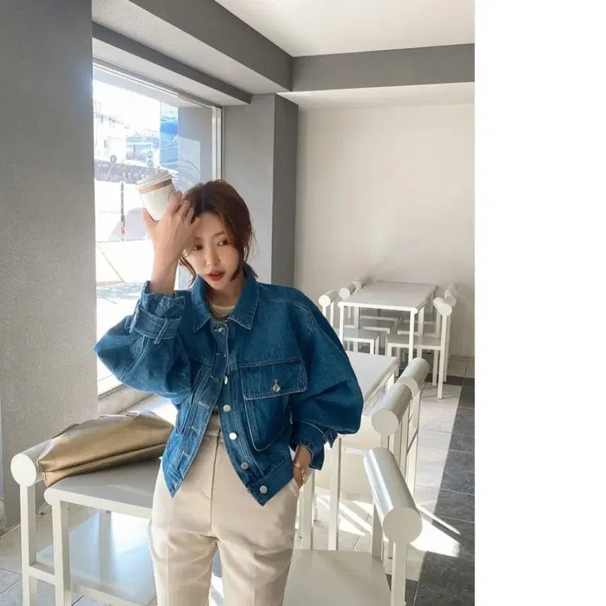 [BUNJANG] Dabagirl Denim Jacket / 다바걸 청자켓