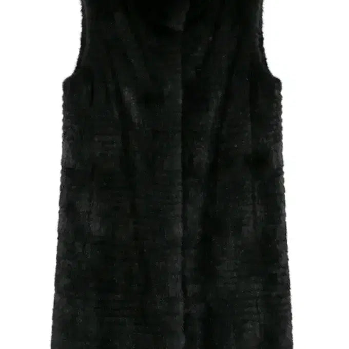 [BUNJANG] Mink Fur Vest Brownish Black / 밍크 퍼 베스트