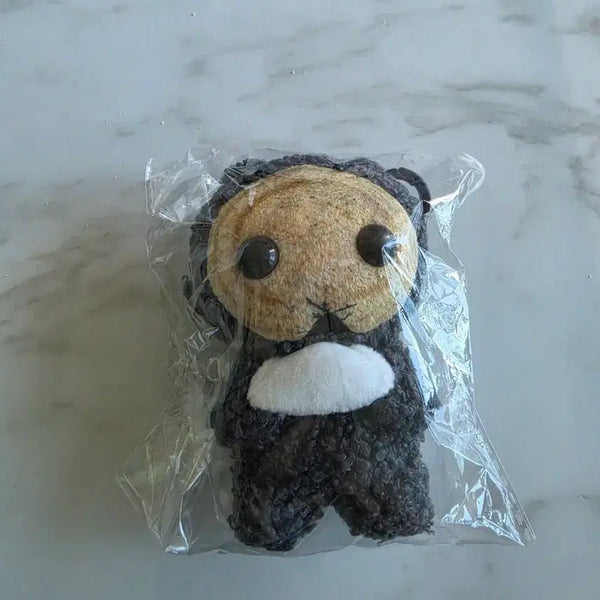 [BUNJANG] Tteok Keyring (13cm) / 꺼먹살이 떡 키링~