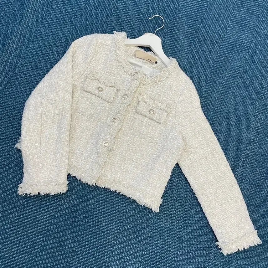 [BUNJANG] Atelier Nine Tweed Jacket / [여성F] 아틀리에나인 트위드 자켓 만원샵