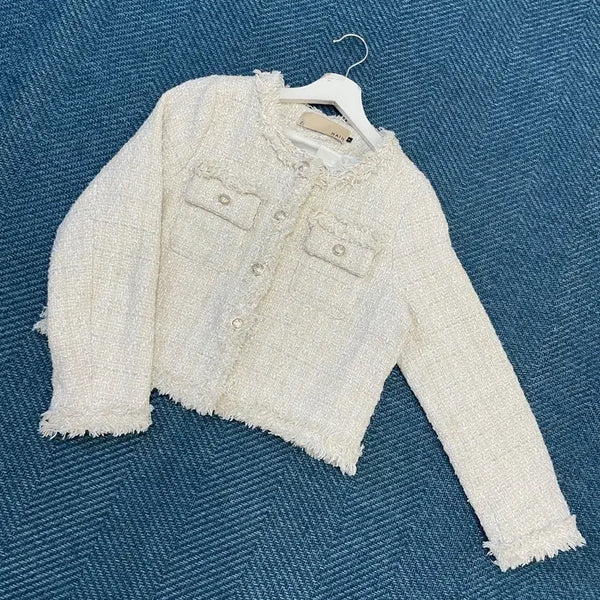 [BUNJANG] Atelier Nine Tweed Jacket / [여성F] 아틀리에나인 트위드 자켓 만원샵