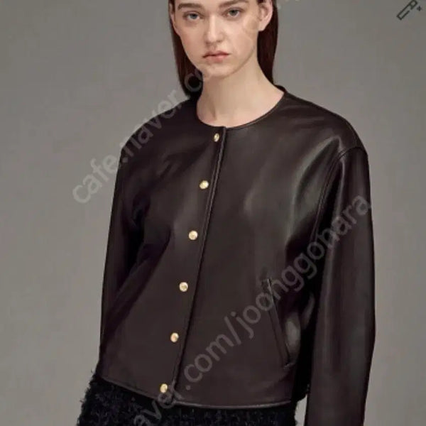 [BUNJANG] Hansem LANVIN Lambskin Jacket (Size 82) / (새상품)한섬 LANVIN 랑방 램스킨 자켓82