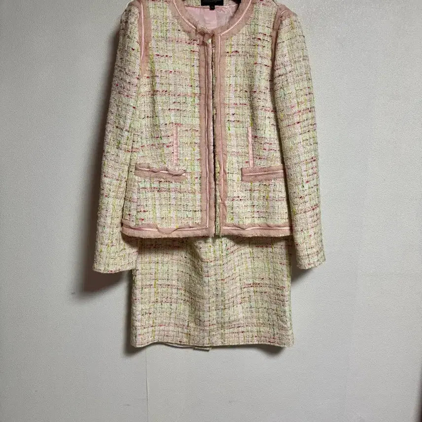 [BUNJANG] Luisa Spagnoli Tweed Suit Set / Luisa Spagnoli 트위드 고급 정장 세트