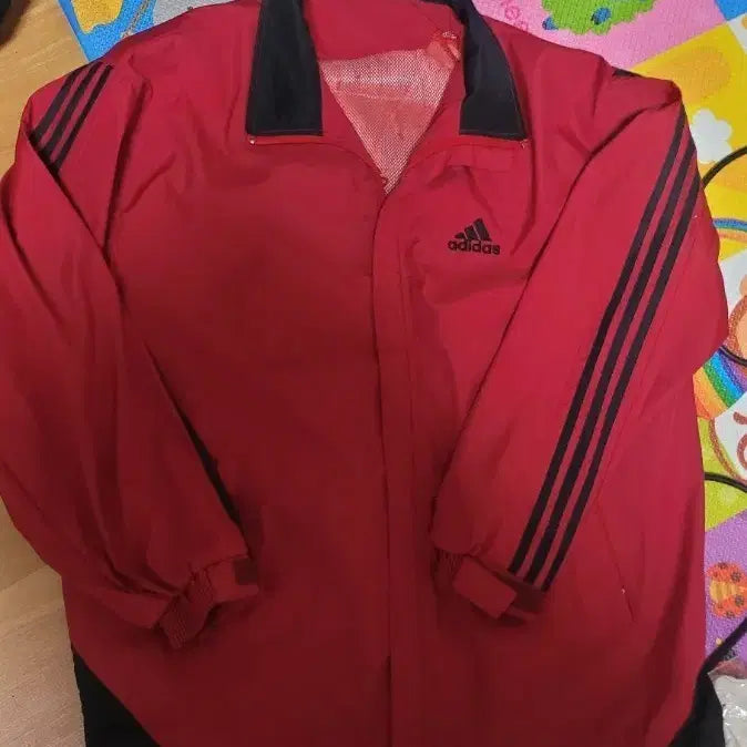 [BUNJANG] Adidas Training Zip-Up Jacket Red / 아디다스 트레이닝 집업 자켓 레드(65)