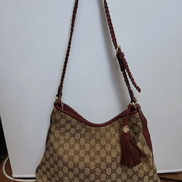 [BUNJANG] Gucci Shoulder Bag Brown/Beige / 구찌 숄더백 브라운/베이지
