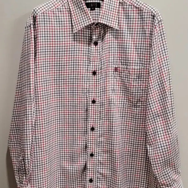 [BUNJANG] DAKS Check Pattern Men's Shirt / DAKS 체크 패턴 남성 셔츠