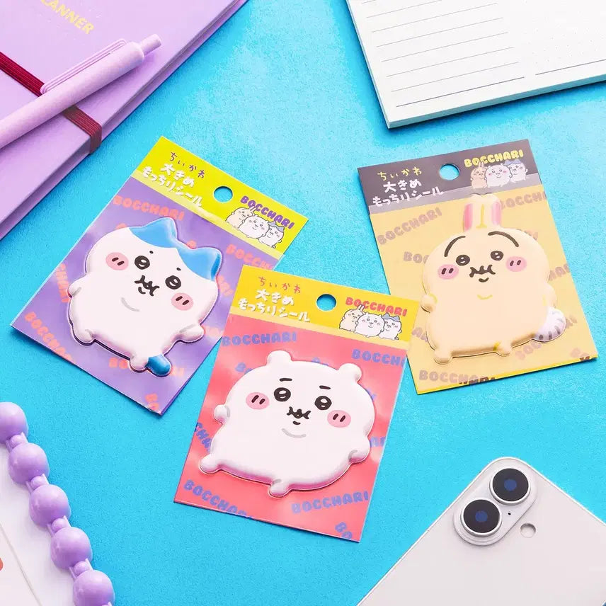 [BUNJANG] Chiikawa Hachware Usagi "Chubby Pig" Sticker Set / 치이카와 뚱뚱 통통 뚠뚠 돼지카와 치이카와 하치와레 우사기 먼작귀 스티커