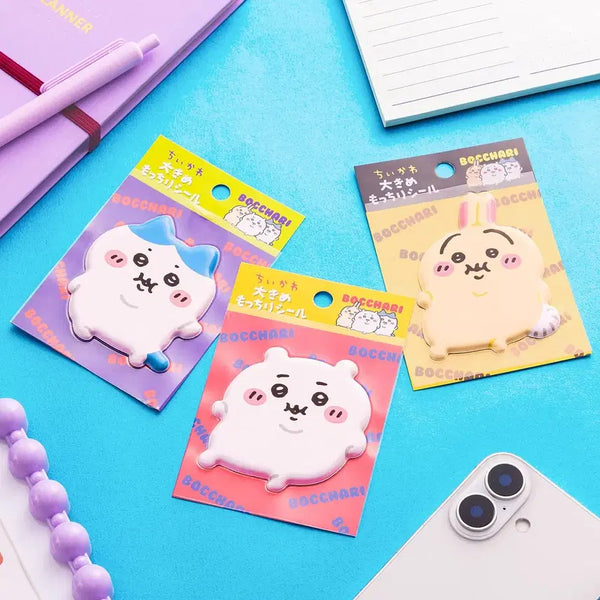 [BUNJANG] Chiikawa Hachware Usagi "Chubby Pig" Sticker Set / 치이카와 뚱뚱 통통 뚠뚠 돼지카와 치이카와 하치와레 우사기 먼작귀 스티커