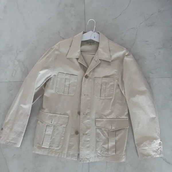 [BUNJANG] Boogie Holiday Safari Jacket Beige L / 부기홀리데이 사파리 자켓 L사이즈