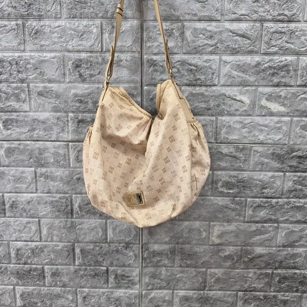 [BUNJANG] Daks Logo Pattern Shoulder Bag Beige / 닥스 로고 패턴 숄더백 베이지  사이즈 40*30