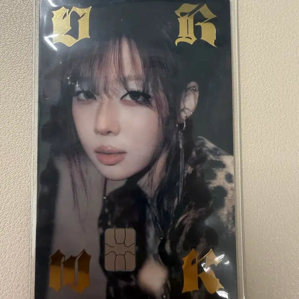 [BUNJANG] Aespa Winter Dirty Work Photocard / 에스파 윈터 교통카드 더티워크