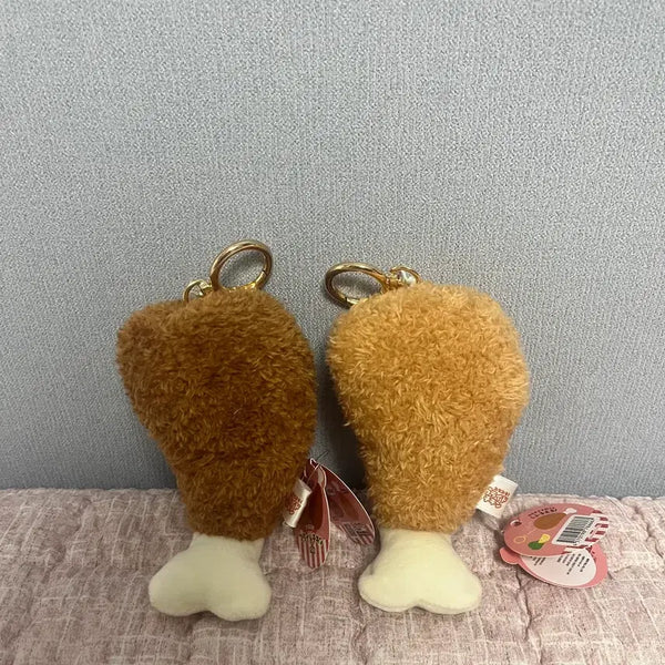 [BUNJANG] Chicken Drumstick Wind-up Keychain - New / [새상품] 치킨 닭다리 태엽 키링