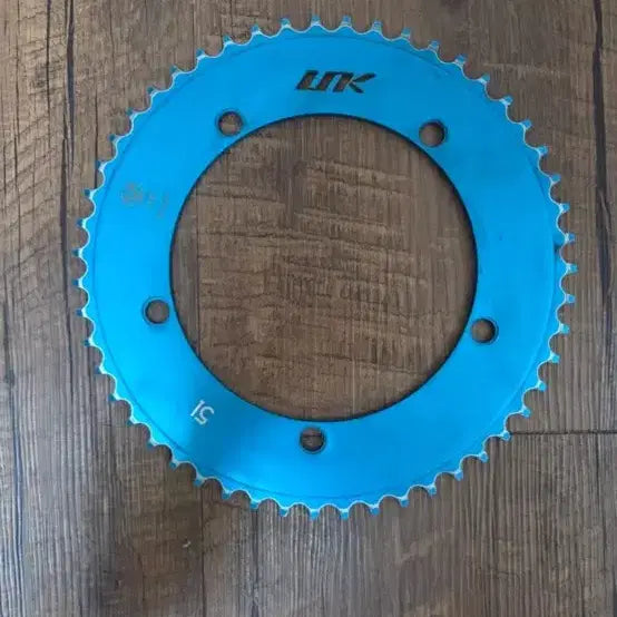 [BUNJANG] Unknown UK Blue 51T Chainring / 언노운Uk 블루 51t 체인링